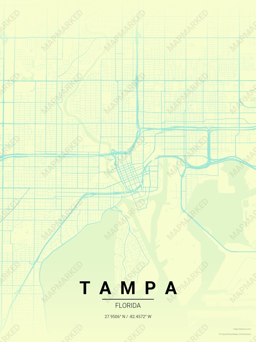 Mint Spring Sky style sample on Tampa