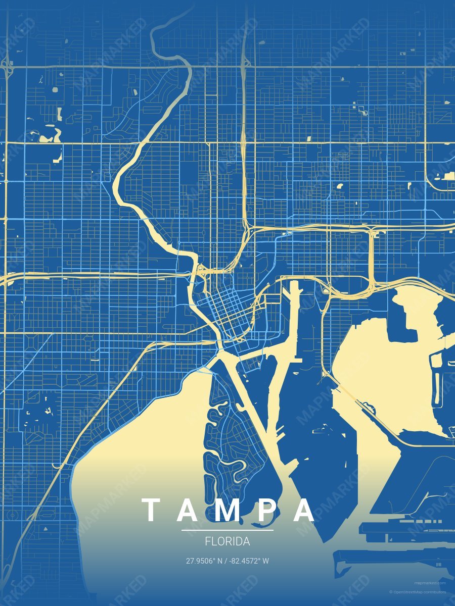 Mustard Cobalt style sample on Tampa