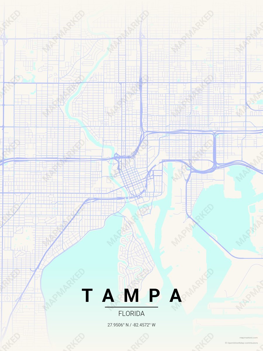 Pale Lavender Sky style sample on Tampa