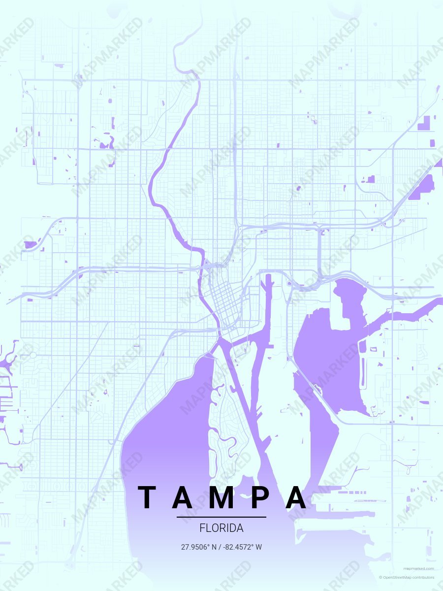 Periwinkle Cream style sample on Tampa