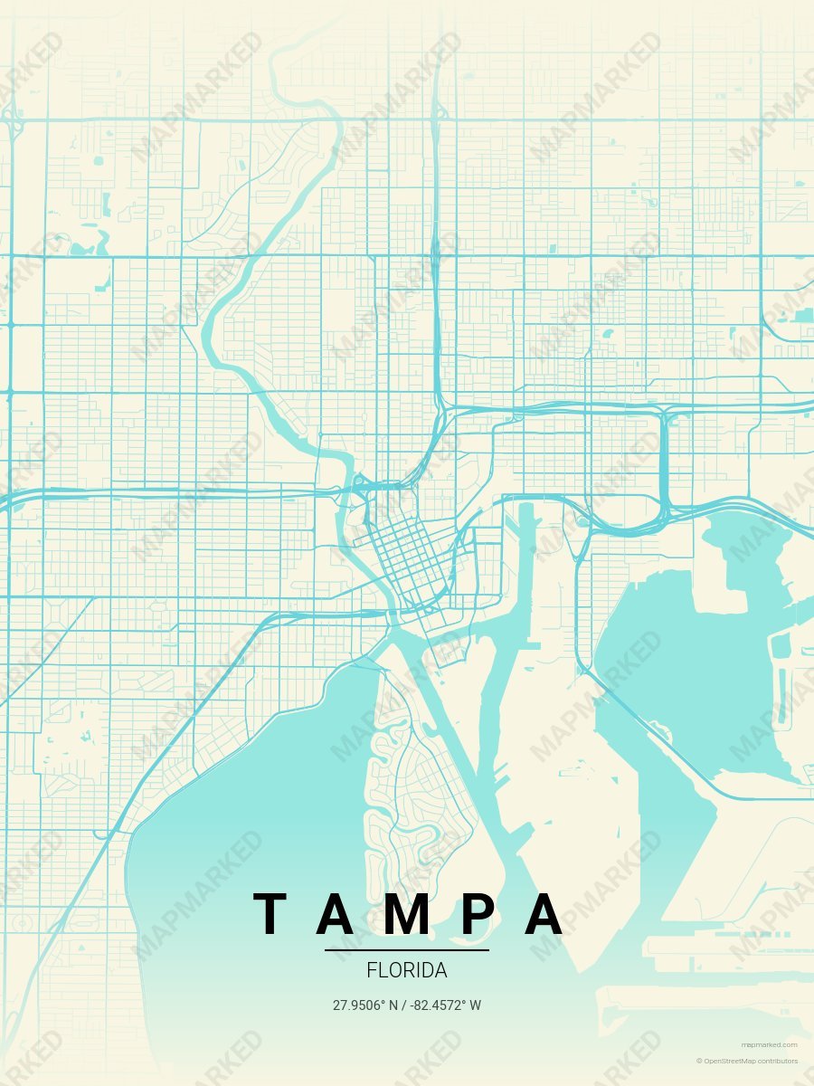 Teal Morning style sample on Tampa