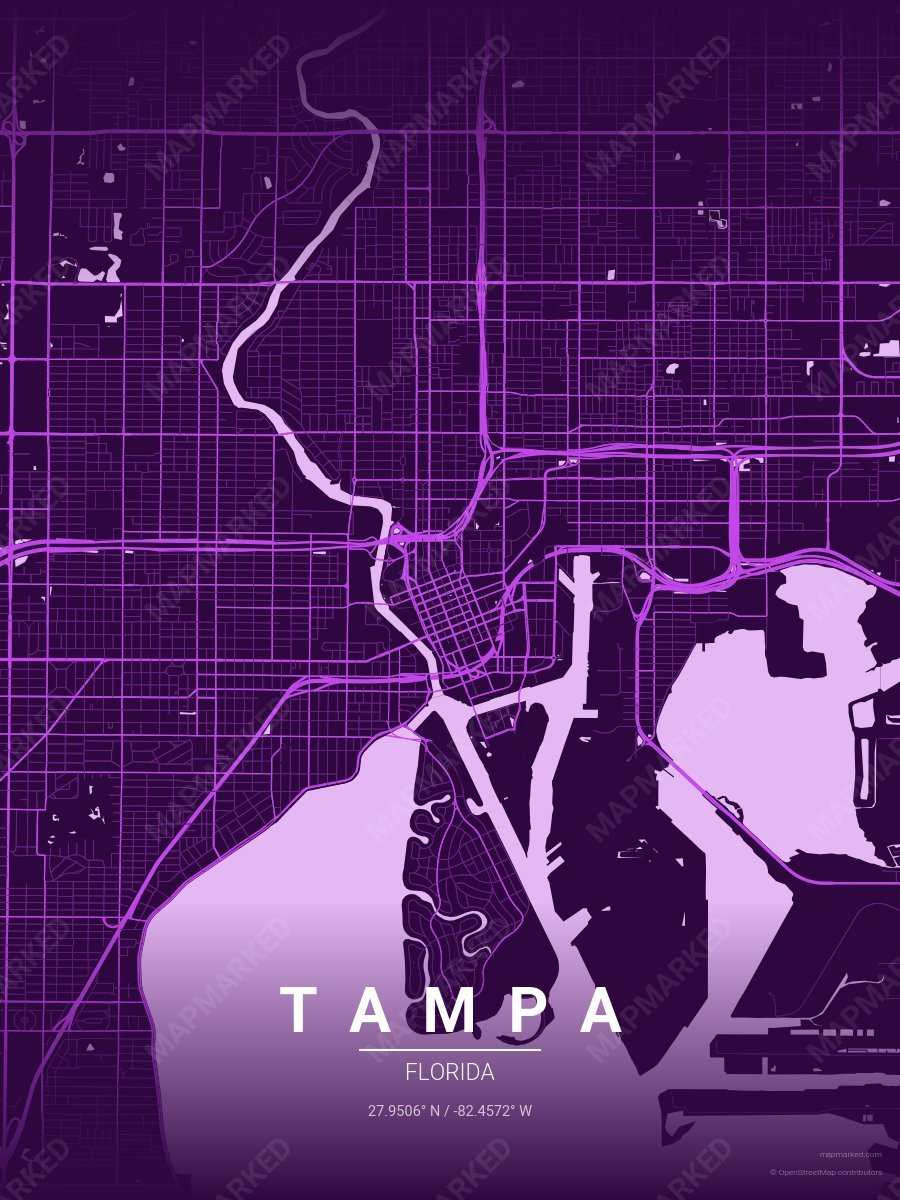 Fuchsia Burst style sample on Tampa