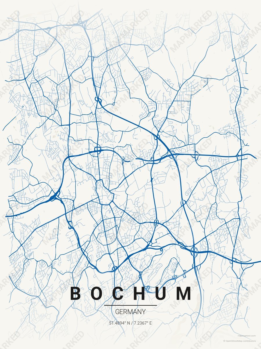Cream & Blue Cadence style sample on Bochum De