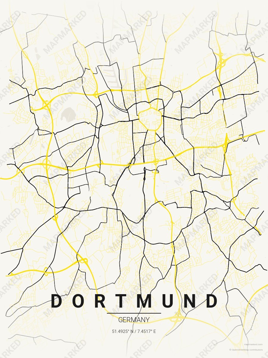 Cream, Yellow & Black Classic style sample on Dortmund De
