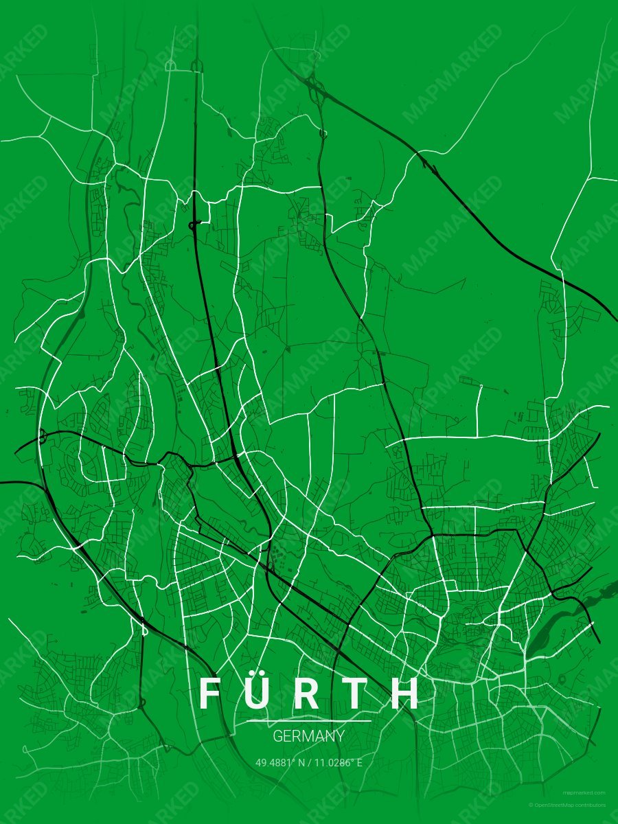 Green, Black & White Aura style sample on F Rth De