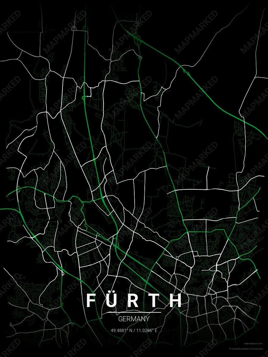 Black, Green & White Prime style sample on F Rth De