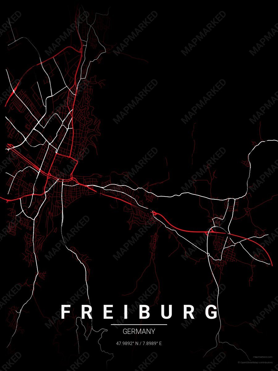 Black, Red & White Duet style sample on Freiburg De