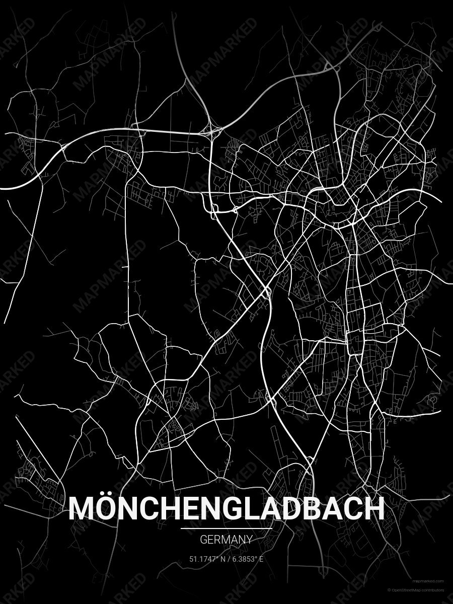 Black & White Motif style sample on M Nchengladbach De