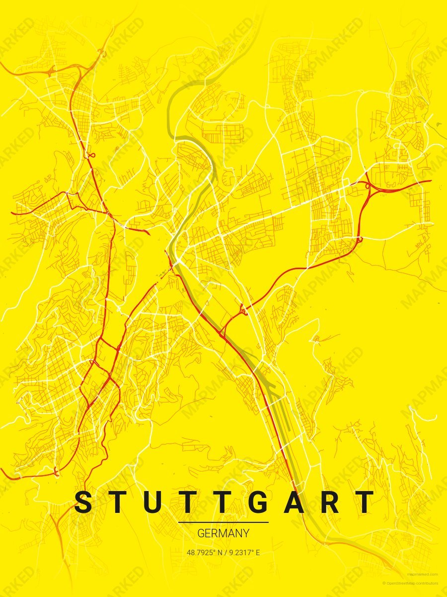 Yellow, Red & White Heritage style sample on Stuttgart De