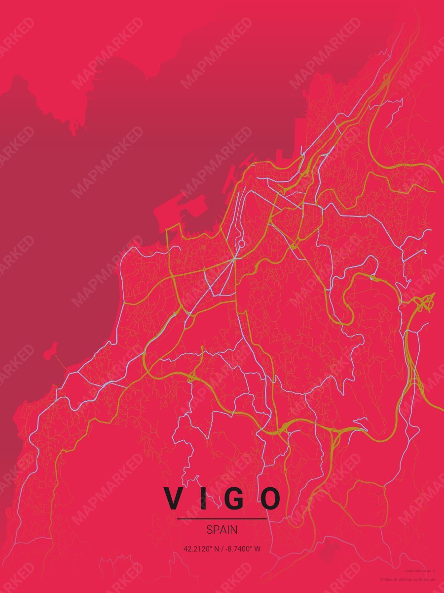 Red, Gold & Blue Craft style sample on Vigo Es