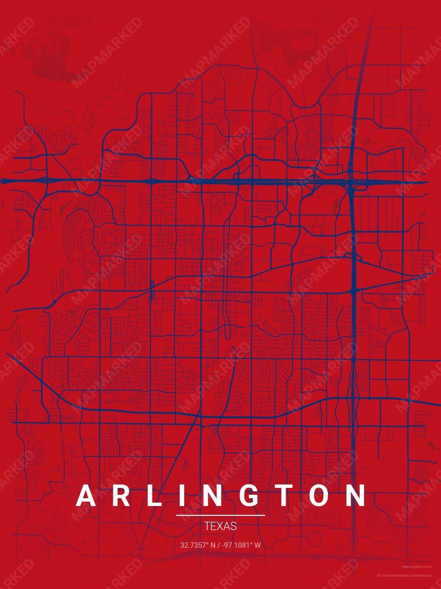 Red & Blue Accord style sample on Arlington