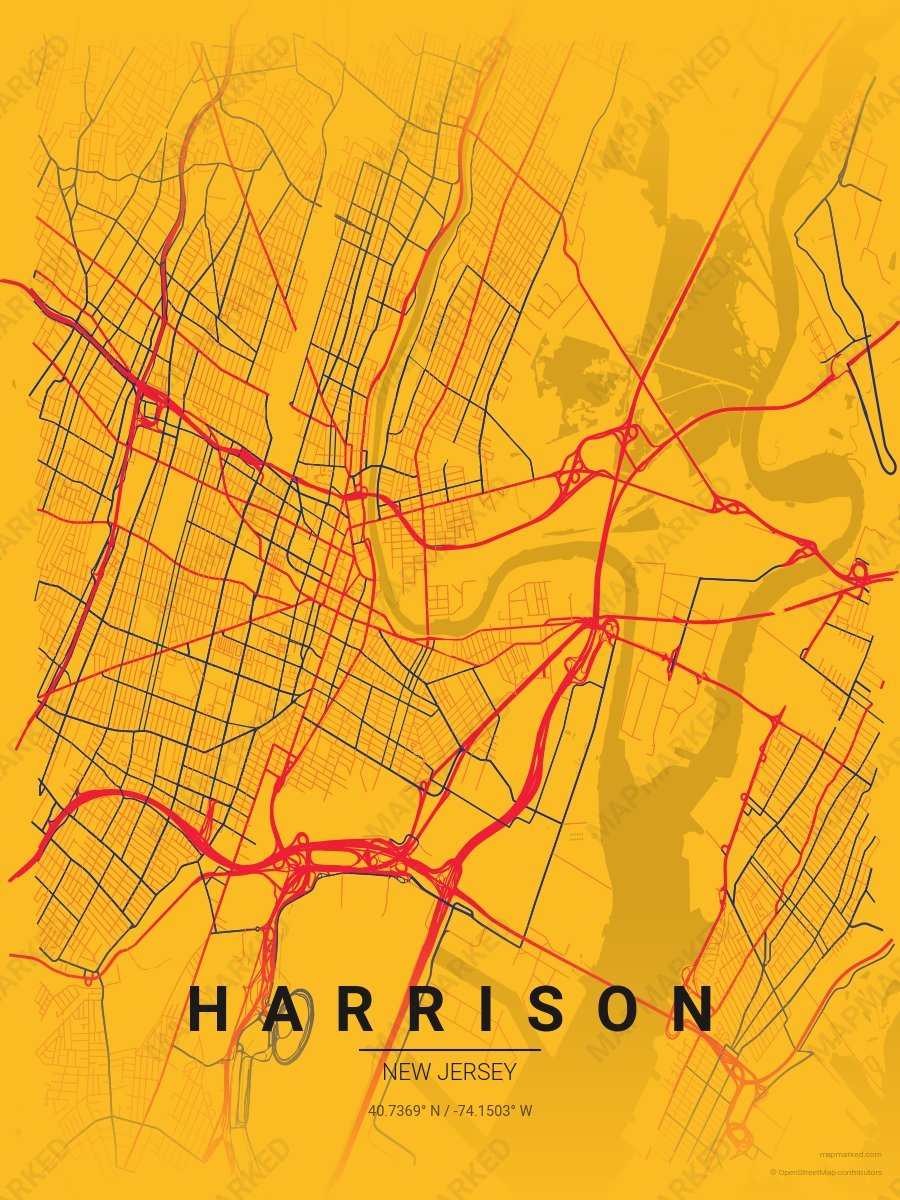 Yellow, Red & Blue Heritage style sample on Harrison New