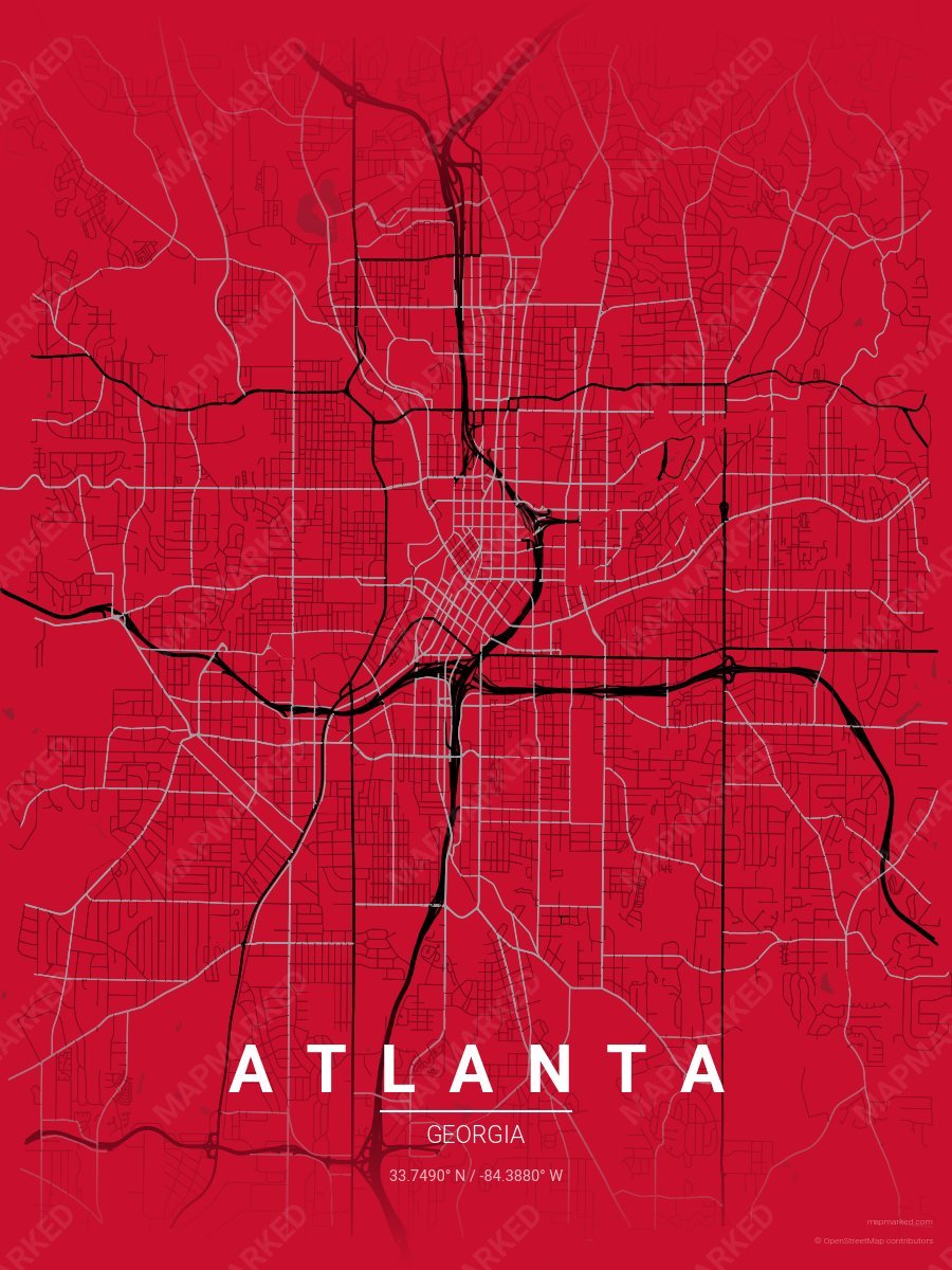 Red, Black & Gray Accord style sample on Atlanta