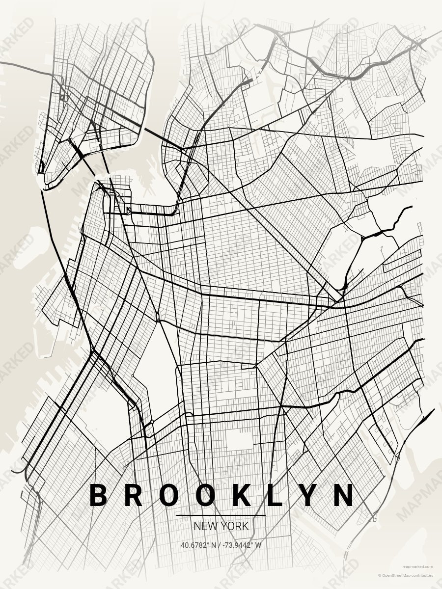 White & Black Cadence style sample on Brooklyn New