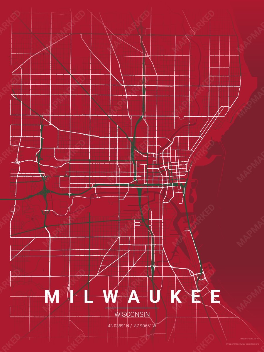Red, Green & White Craft style sample on Milwaukee