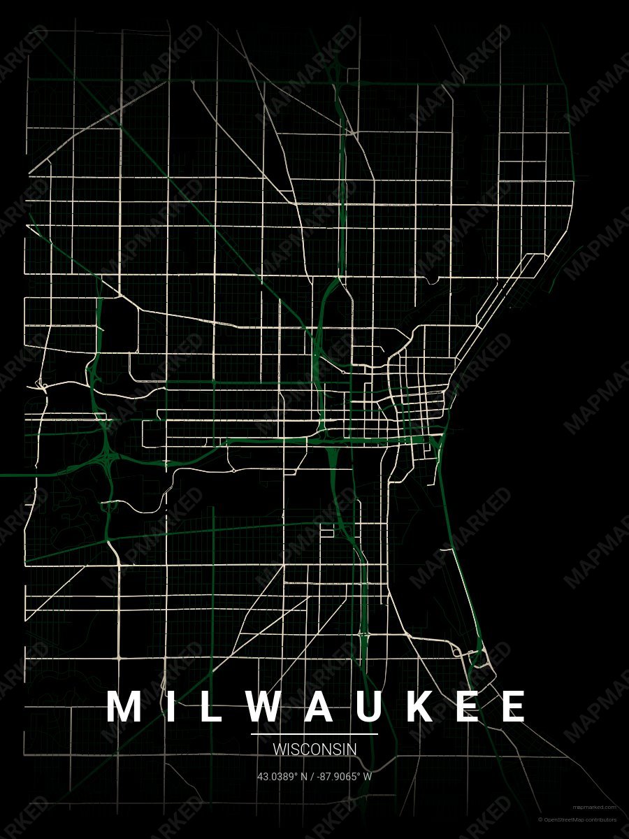 Black, Green & Cream Duet style sample on Milwaukee
