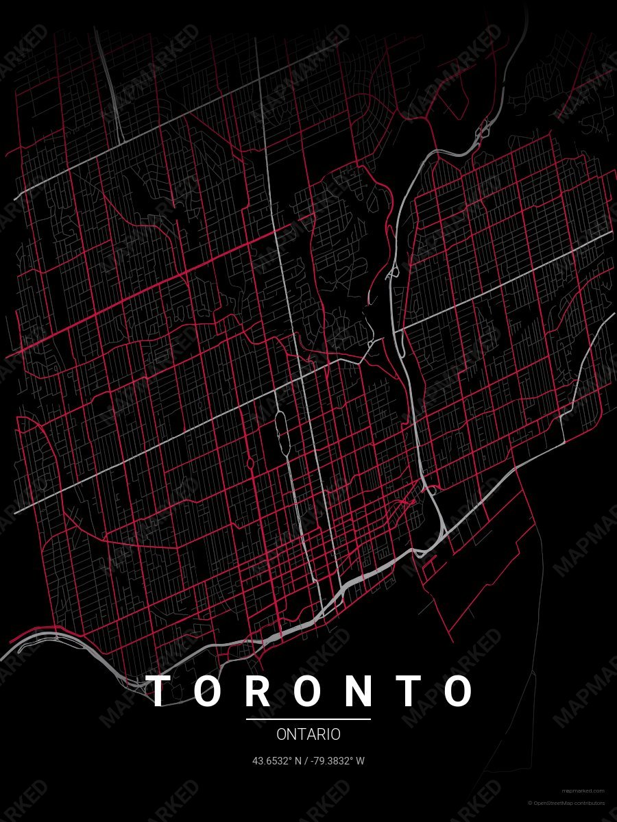 Black, Silver & Red Cadence style sample on Toronto Ca