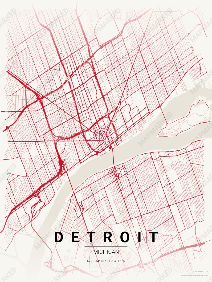 White & Red Aura style sample on Detroit