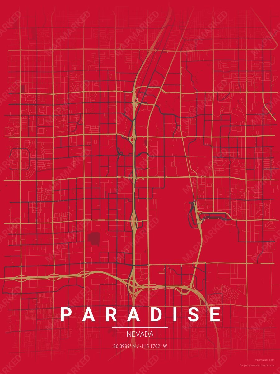 Red, Gold & Gray Duet style sample on Paradise