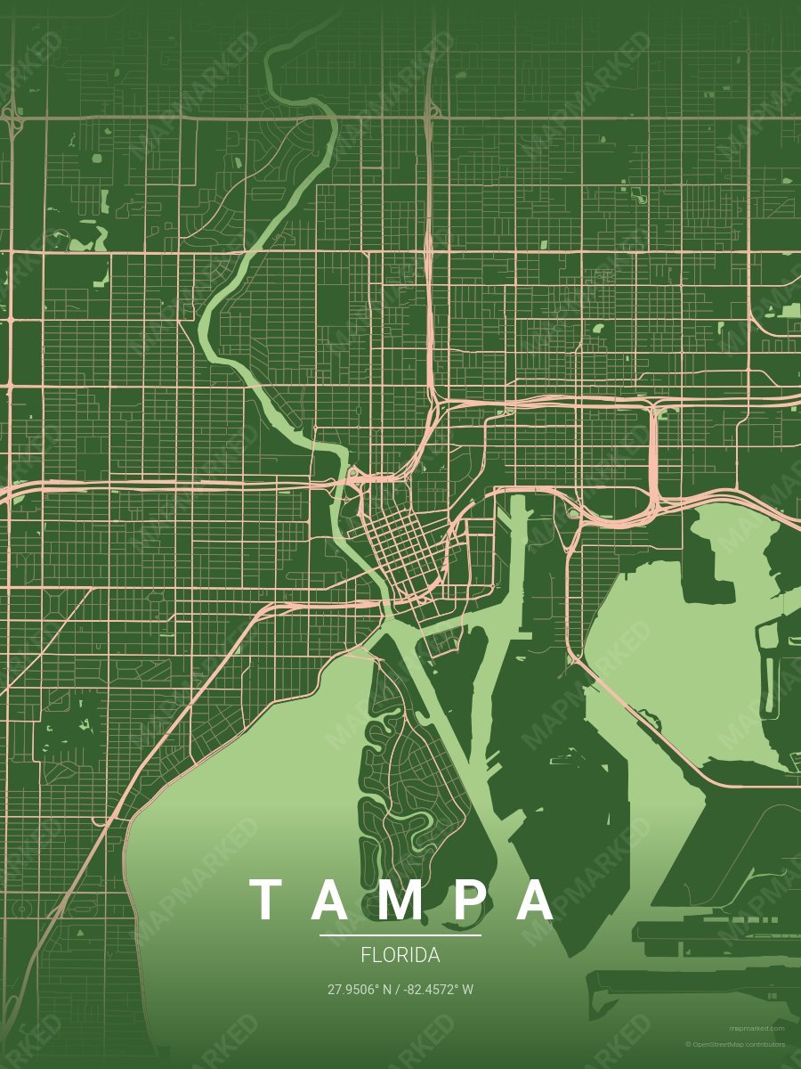 Forest Peach style sample on Tampa