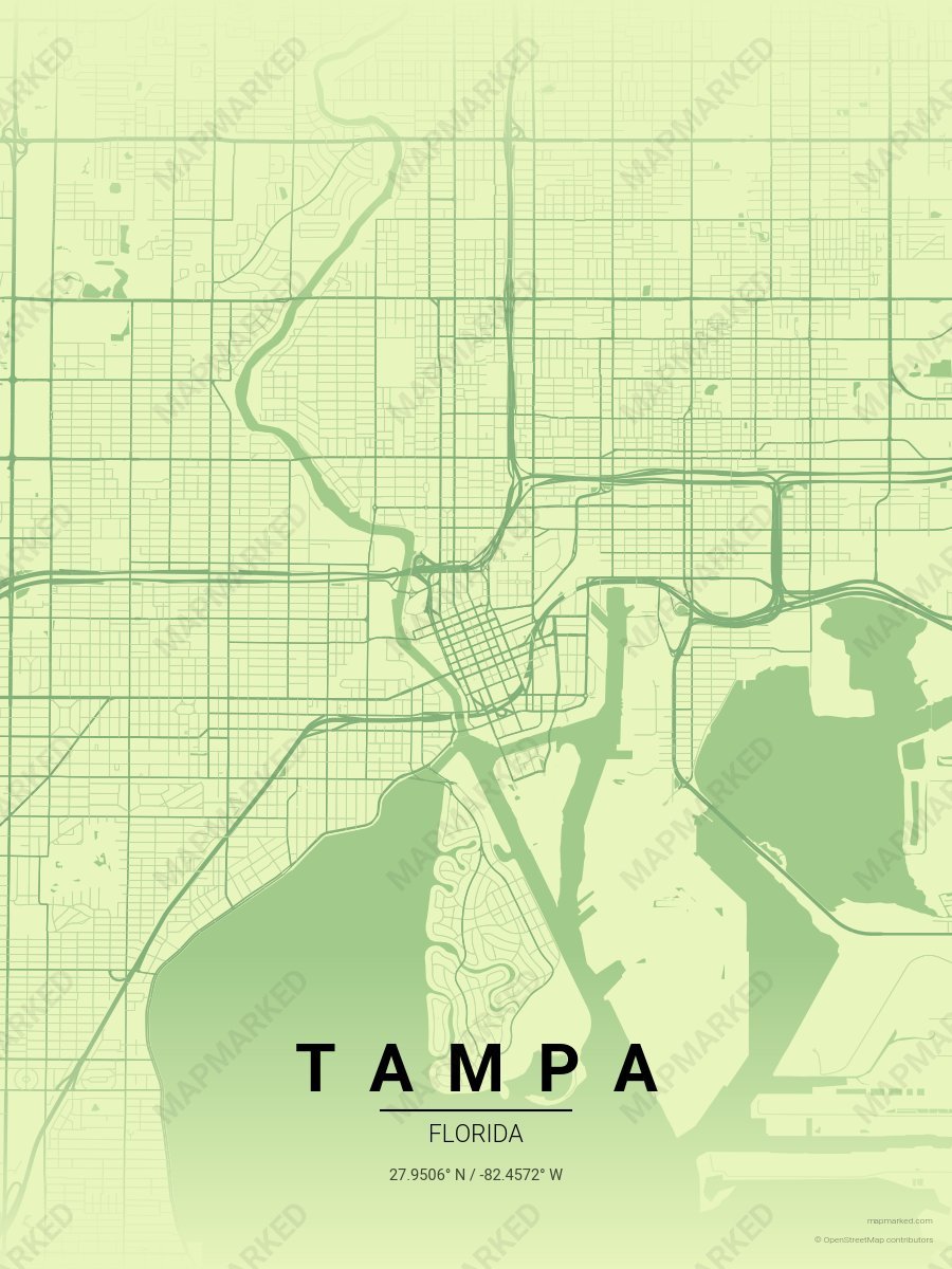 Cucumber Water style sample on Tampa