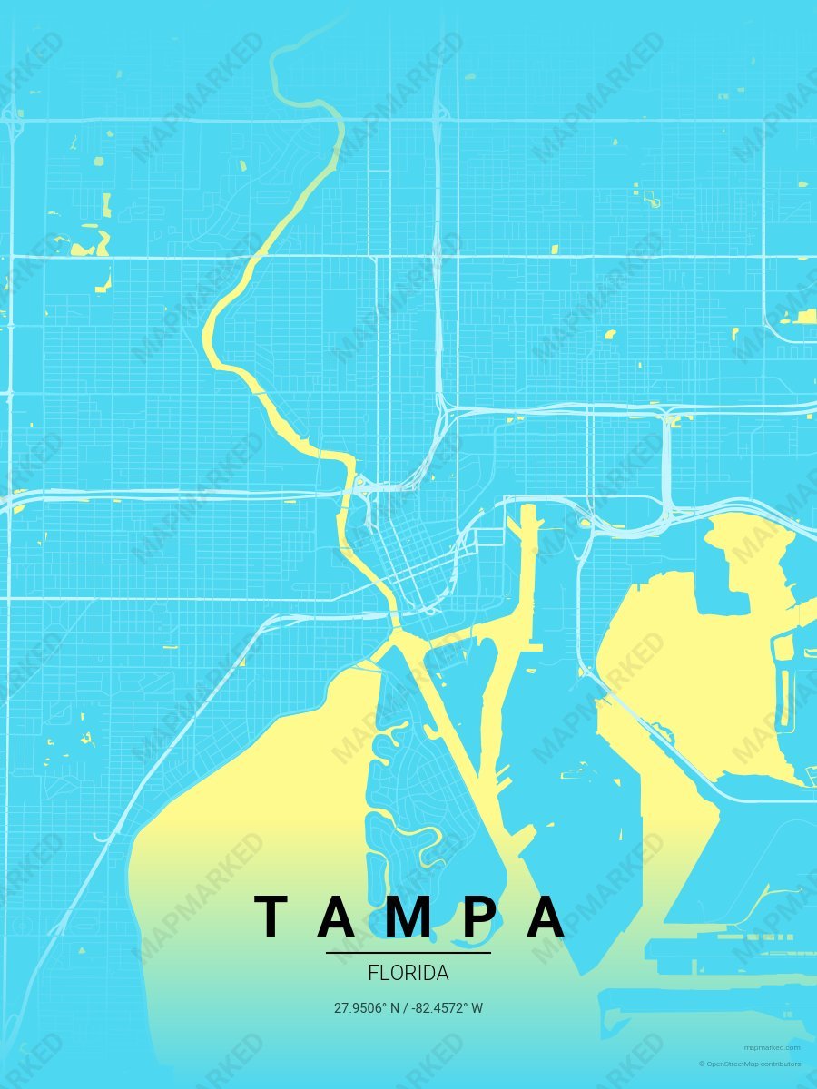 Ice Blue style sample on Tampa