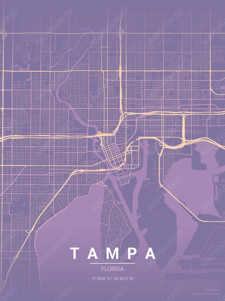 Lilac Apricot style sample on Tampa