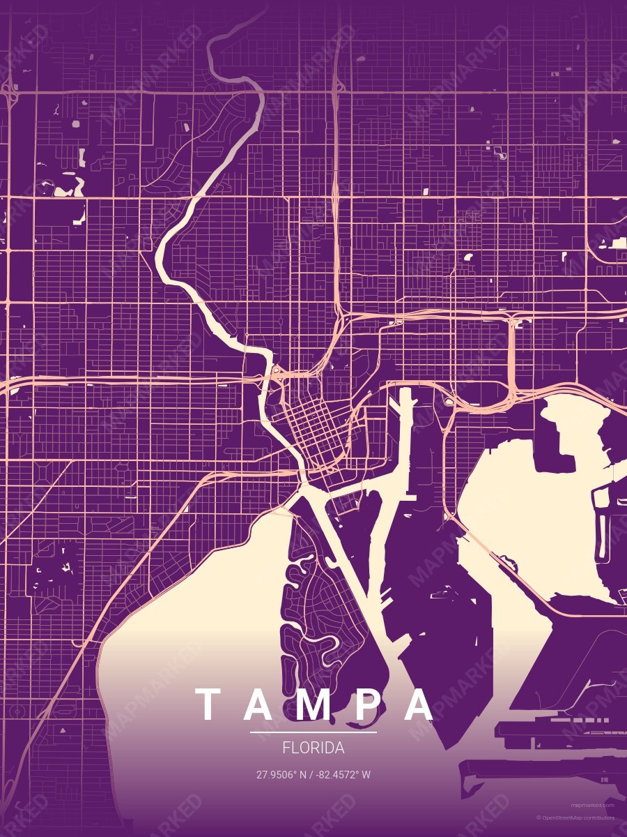 Plum Coral style sample on Tampa