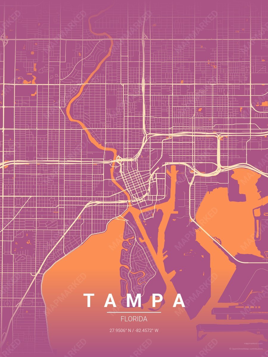Plum Peach style sample on Tampa