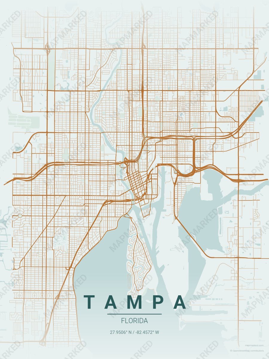 Verdigris Salt style sample on Tampa