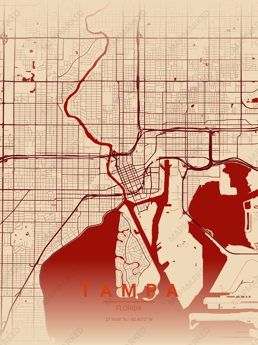 Burgundy Parlor style sample on Tampa