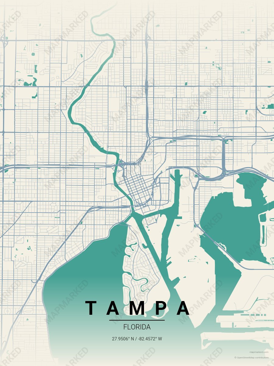 Map Room style sample on Tampa