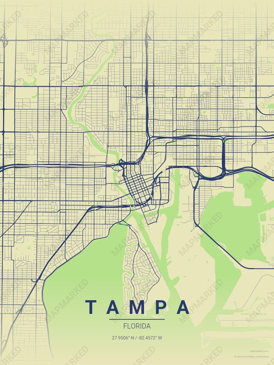 Schoolhouse Primer style sample on Tampa