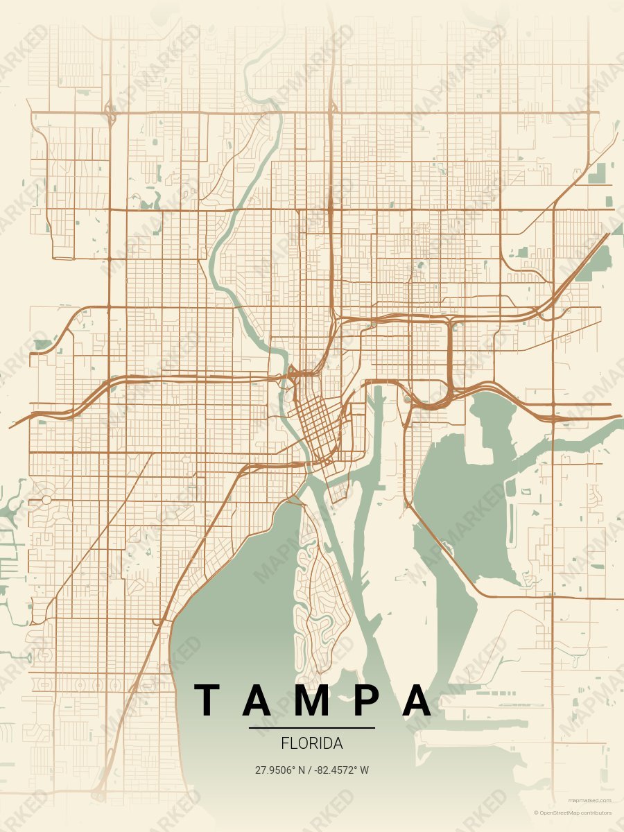 Linen Walnut style sample on Tampa