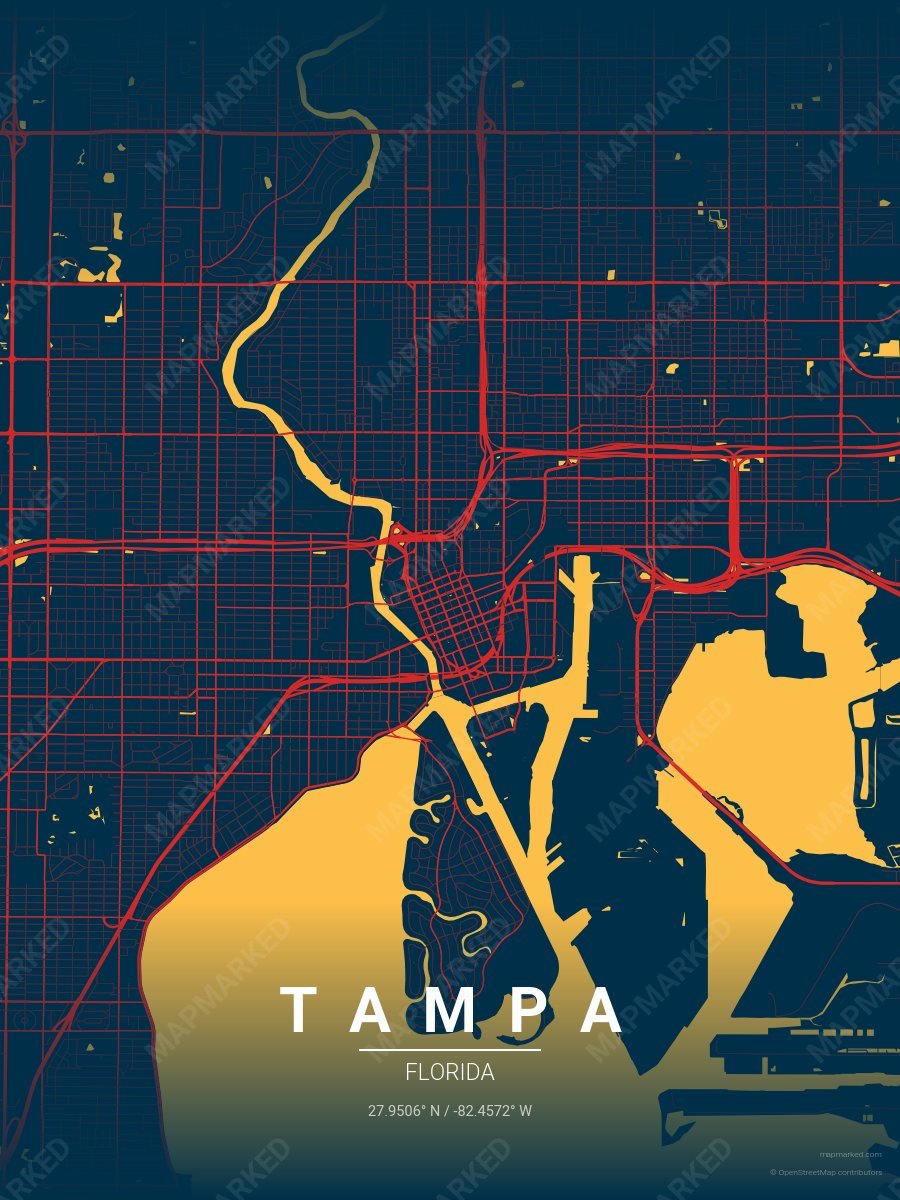 Moroccan Red style sample on Tampa