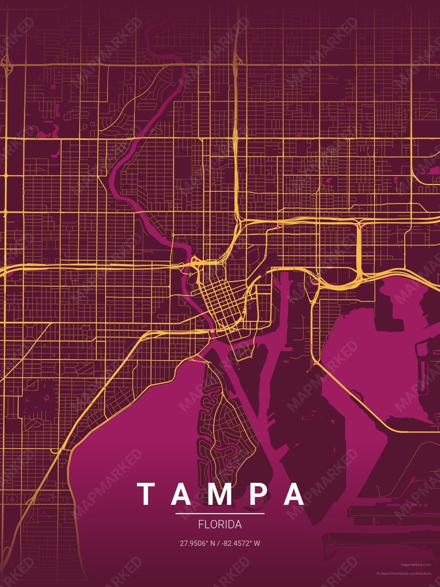 Raspberry Gold style sample on Tampa