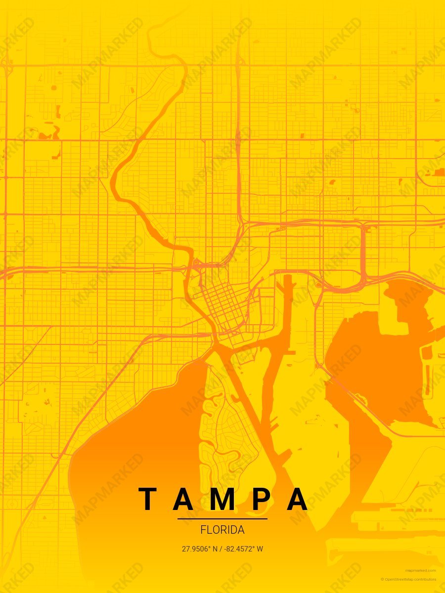Sunset Gradient style sample on Tampa