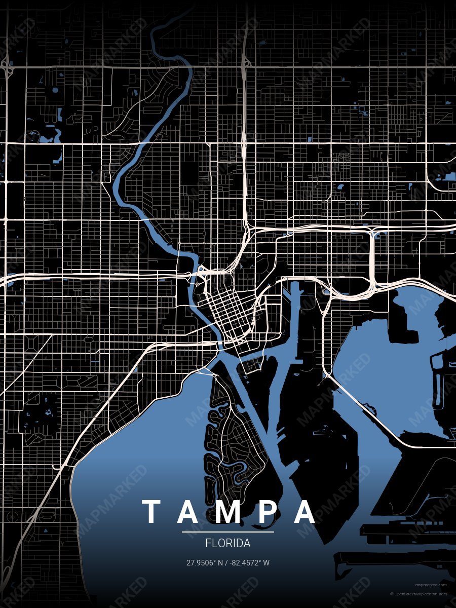Coastal Black style sample on Tampa