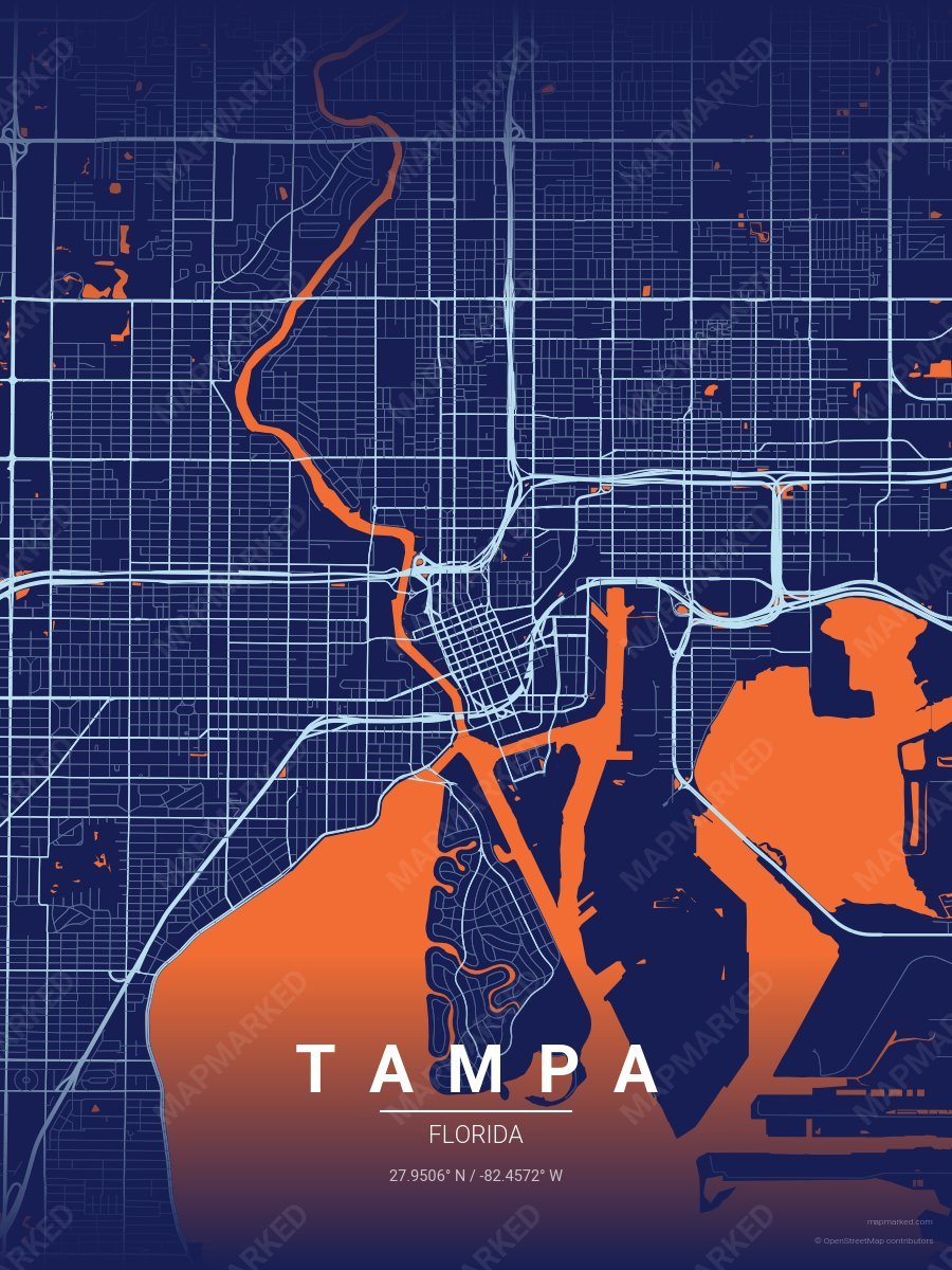 Coastal Cobalt style sample on Tampa
