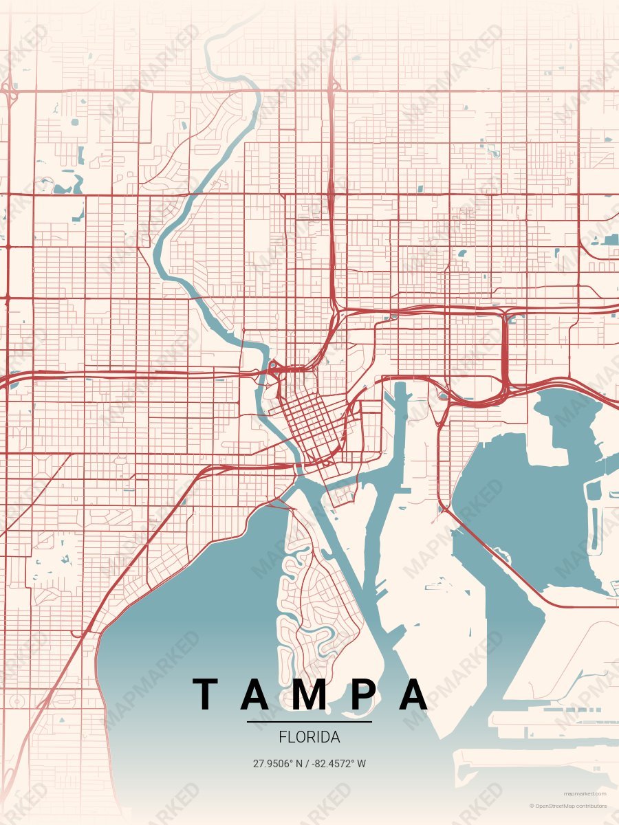 Coastal Cream style sample on Tampa