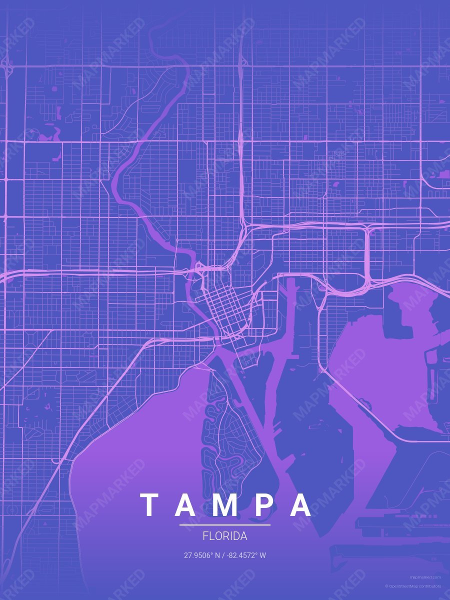 Lavender Grape style sample on Tampa