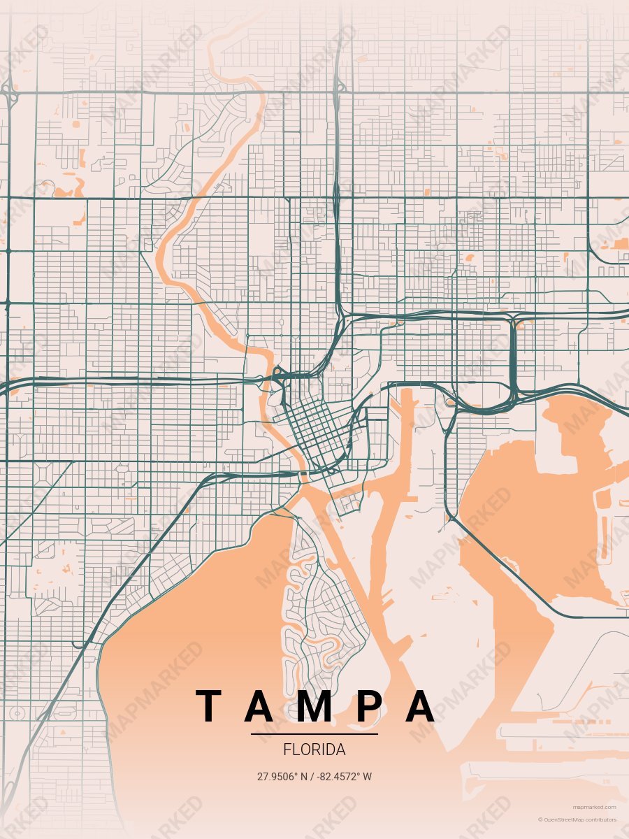 Sage Coral style sample on Tampa