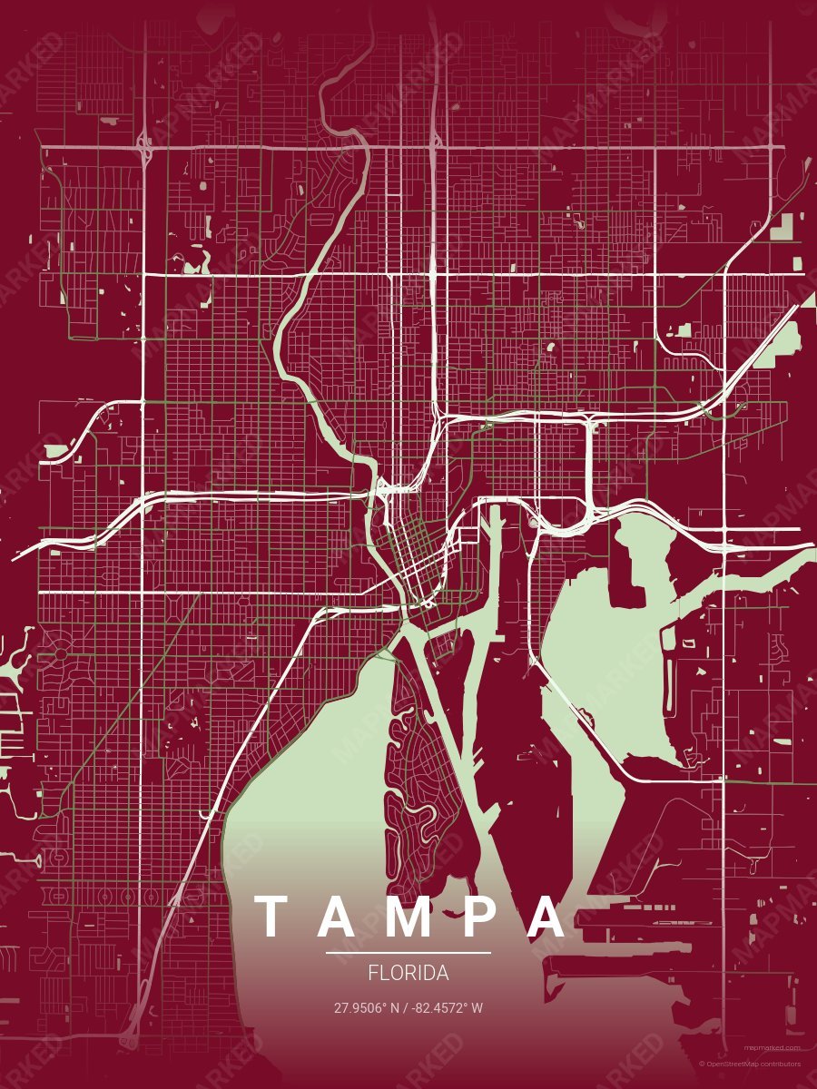 Cranberry Mint style sample on Tampa
