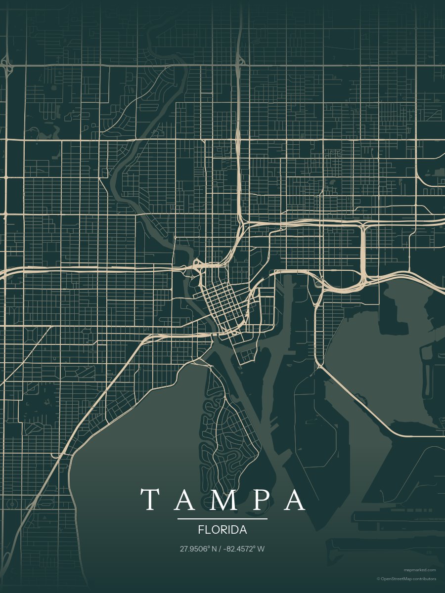 Cypress Cream style sample on Tampa