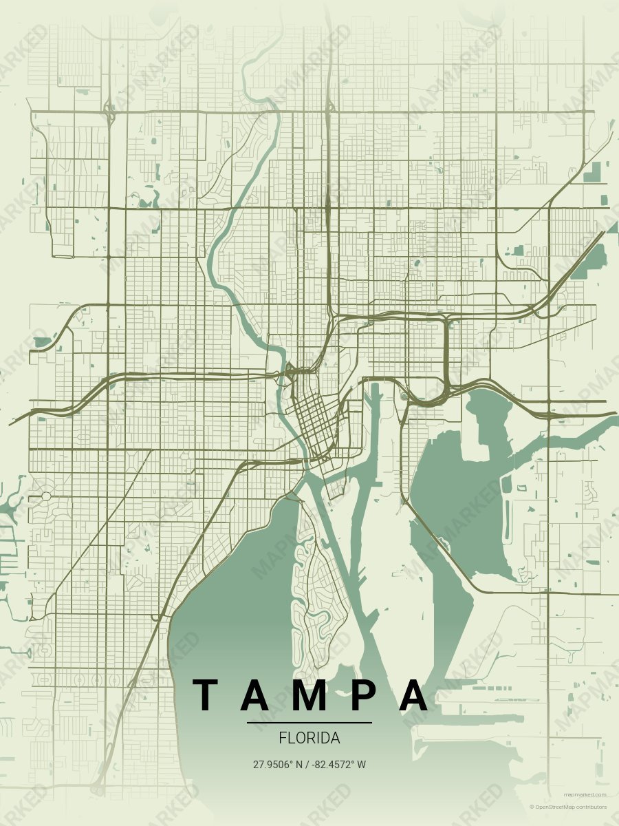 Fern Cream style sample on Tampa