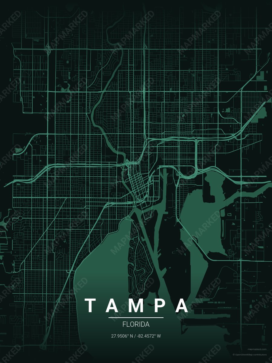 Forest Black style sample on Tampa