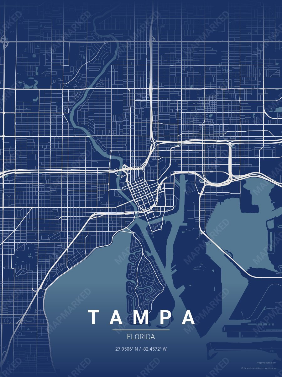 Hearth Navy style sample on Tampa