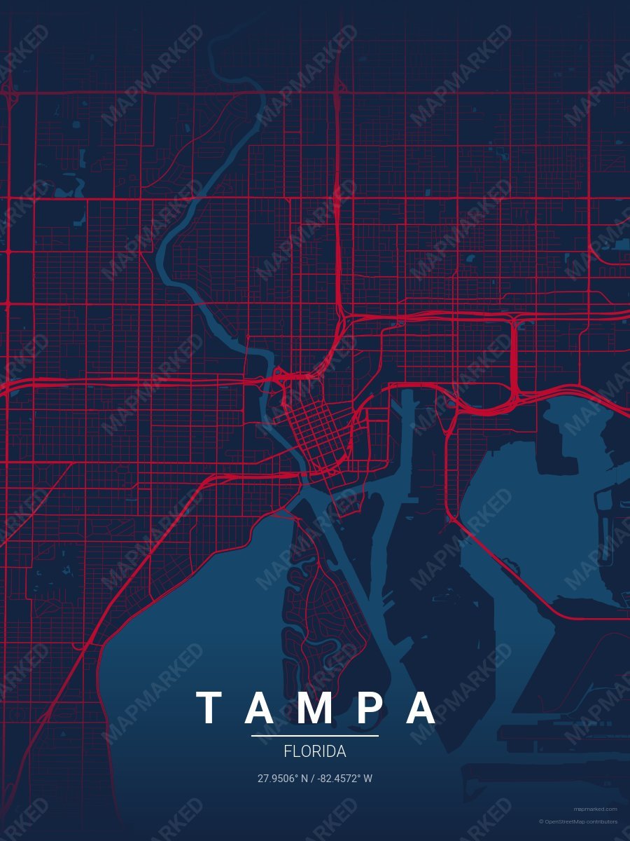 Signal Red style sample on Tampa